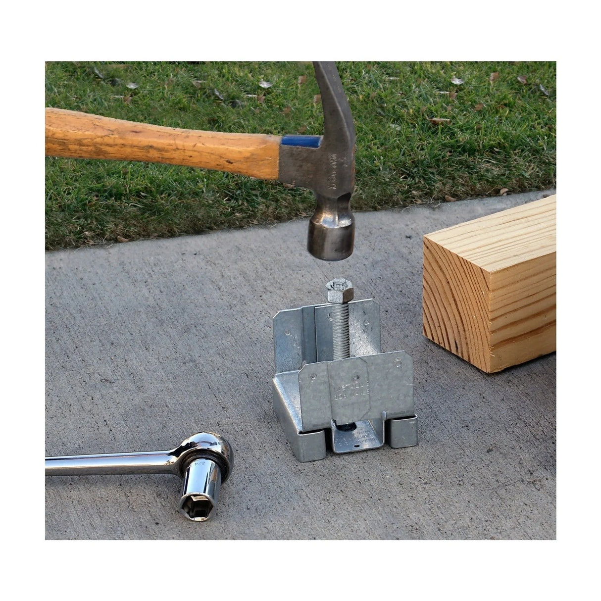 Simpson Strong-Tie STB2-50700MGF25 Strong-Bolt (1/2" x 7") Mechanically Galvanized Wedge Anchor, Fully Assembled (25 Pack) - 3
