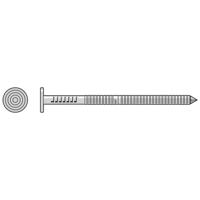 Simpson Strong-Tie T7KR55 (2-1/4" x 5/32") Premium Siding Nail, Type 316 Stainless Steel (5 lb. Tub)