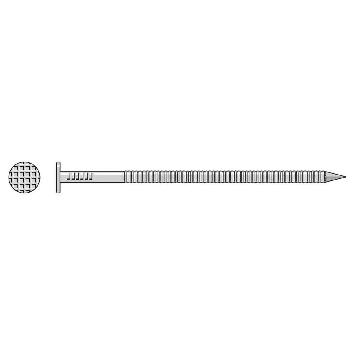 Simpson Strong-Tie T8PCS1 (2-1/2" x .120") Fiber-Cement Siding Nail - Type 316 Stainless Steel (1 lb. Tub)