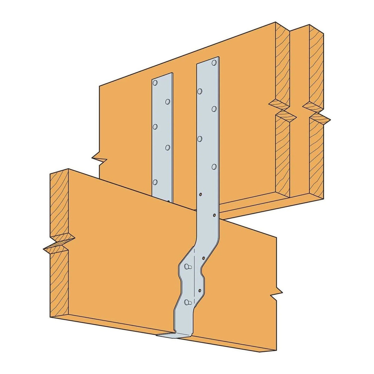 Simpson Strong-Tie THA218 (17-3/16 in.) Adjustable Truss Hanger for 2x Truss - 2