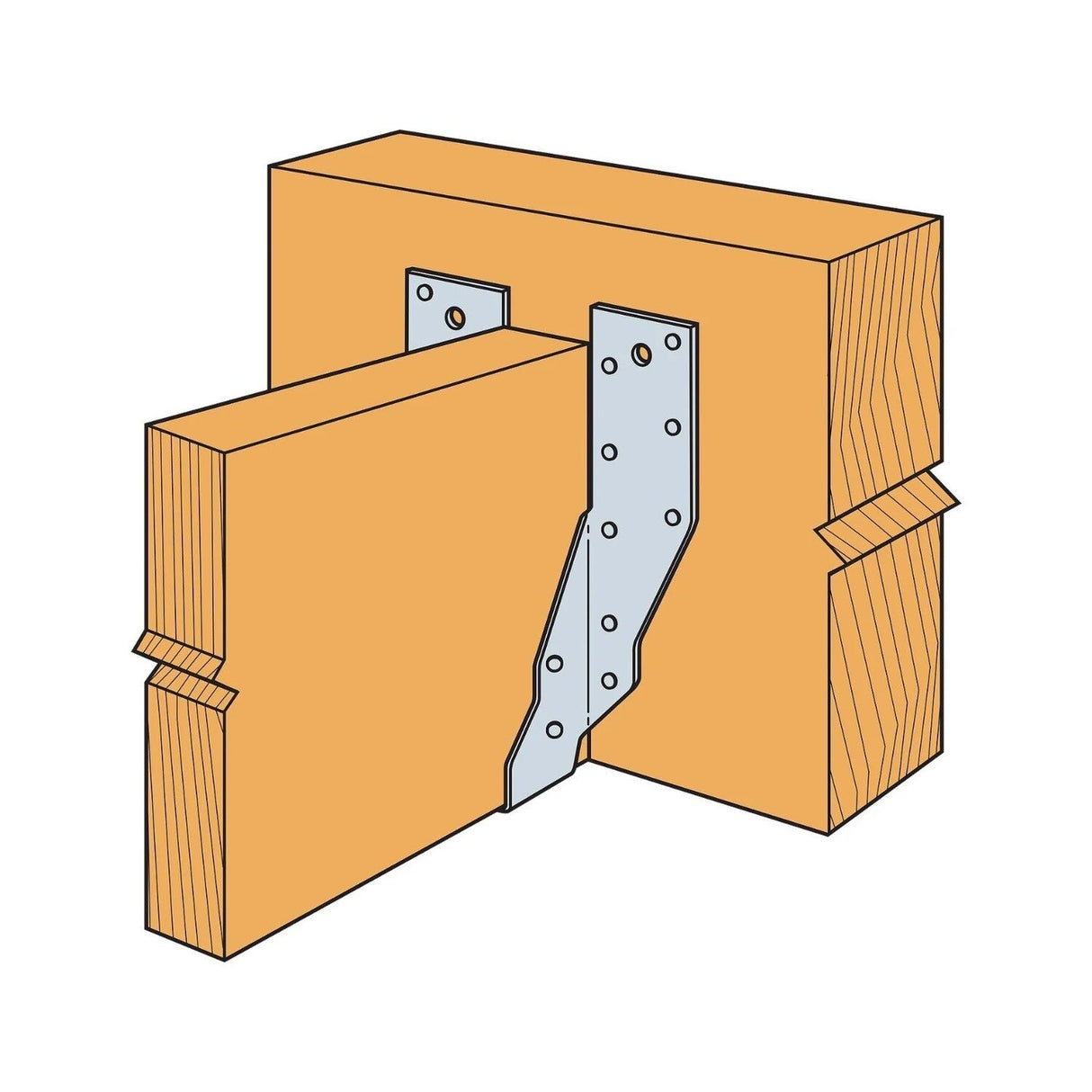 Simpson Strong-Tie THA29 (9-11/16 in.) Adjustable Truss Hanger for 2x Truss - 5