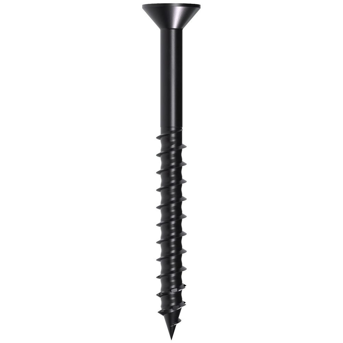 Simpson Strong-Tie TNTBL25214TF Titen Turbo (1/4" x 2-1/4") T30 Flat-Head Concrete and Masonry Screw, Black (100 Pack)