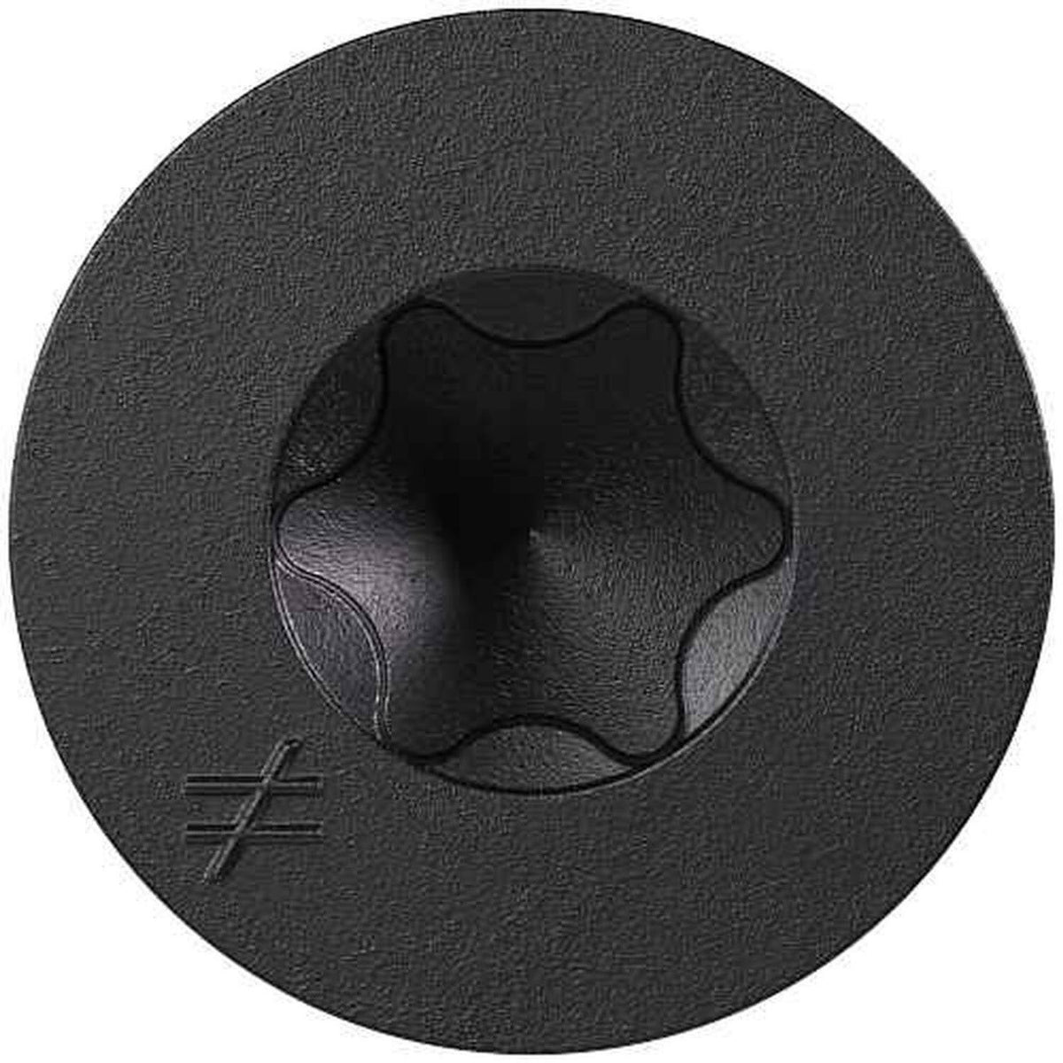 Simpson Strong-Tie TNTBL25214TF Titen Turbo (1/4" x 2-1/4") T30 Flat-Head Concrete and Masonry Screw, Black (100 Pack) - 2