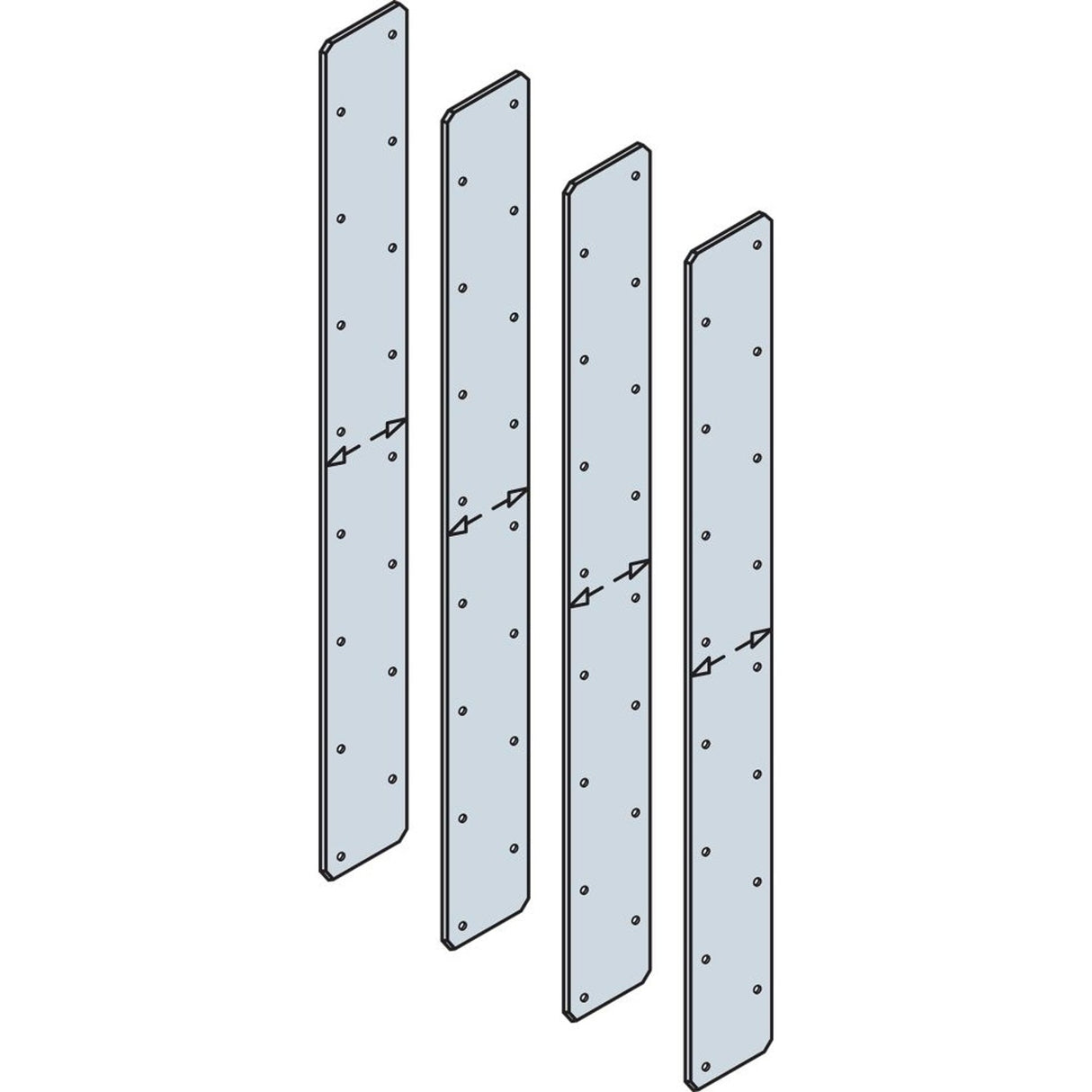 Simpson Strong-Tie WSWH-PK Strong-Wall High-Strength Wood Shearwall Portal Frame Connection Kit