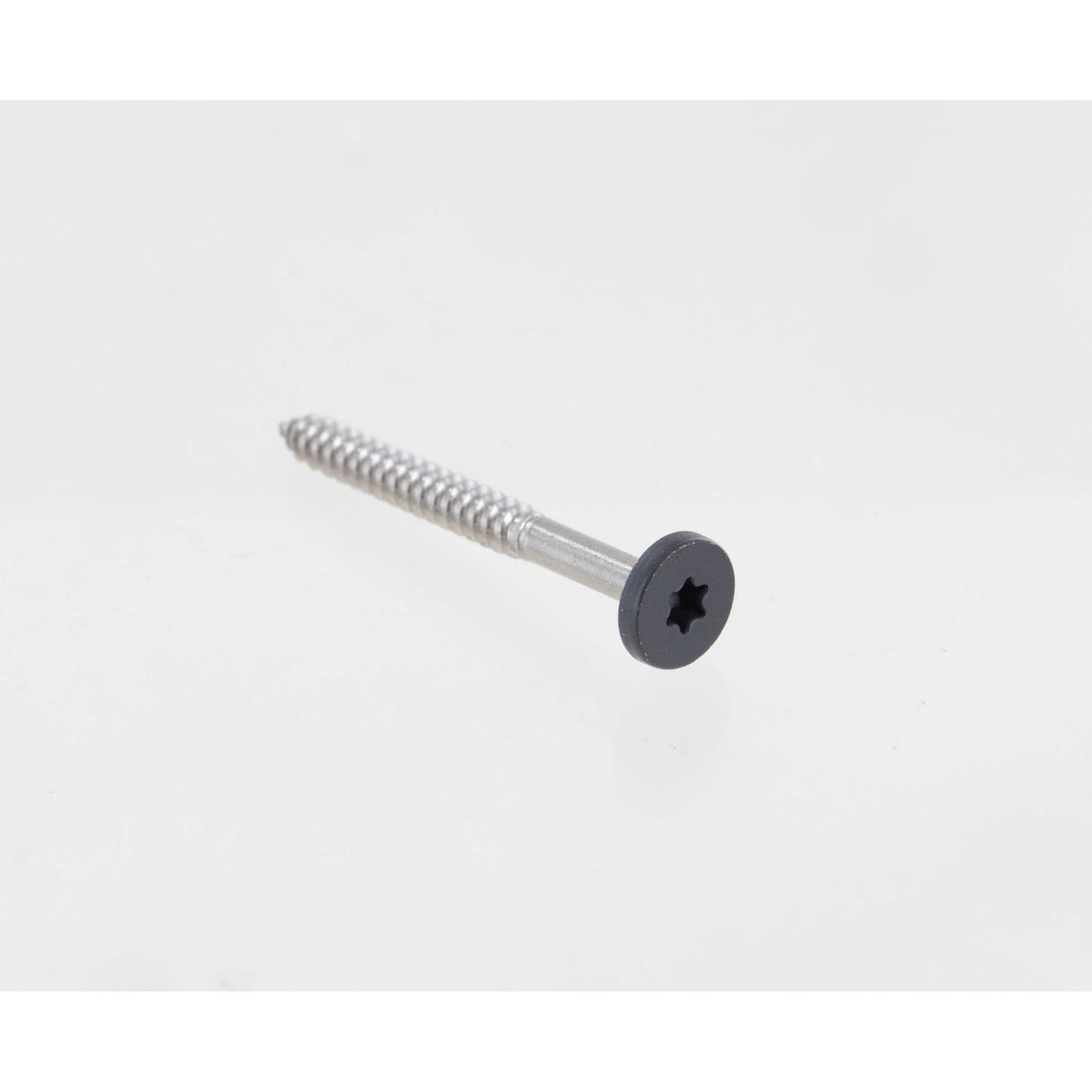 Simpson Strong-Tie T08175FS75GR04 (#8 x 1-3/4") T-20 6-Lobe Fascia Board Screw - Type 316, Gray 04 (75 Pack)