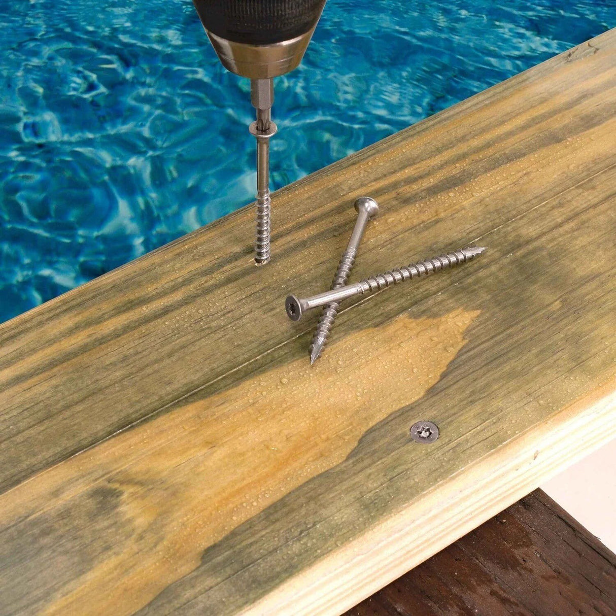 Simpson Strong-Tie T10250DT1 (#10 x 2-1/2") Bugle-Head SS Wood Screw - Square Drive (1 lb.) - 2