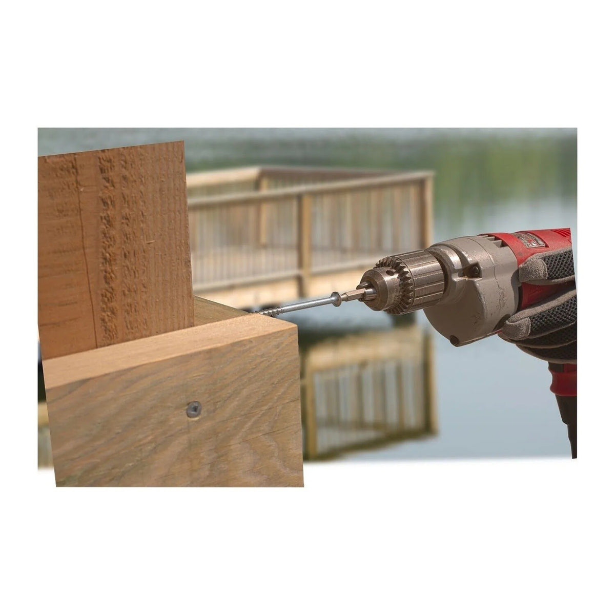 Simpson Strong-Tie T10300DBB (#10 x 3") Bugle-Head SS Wood Screw - Square Drivel (1500 Pack) - 4