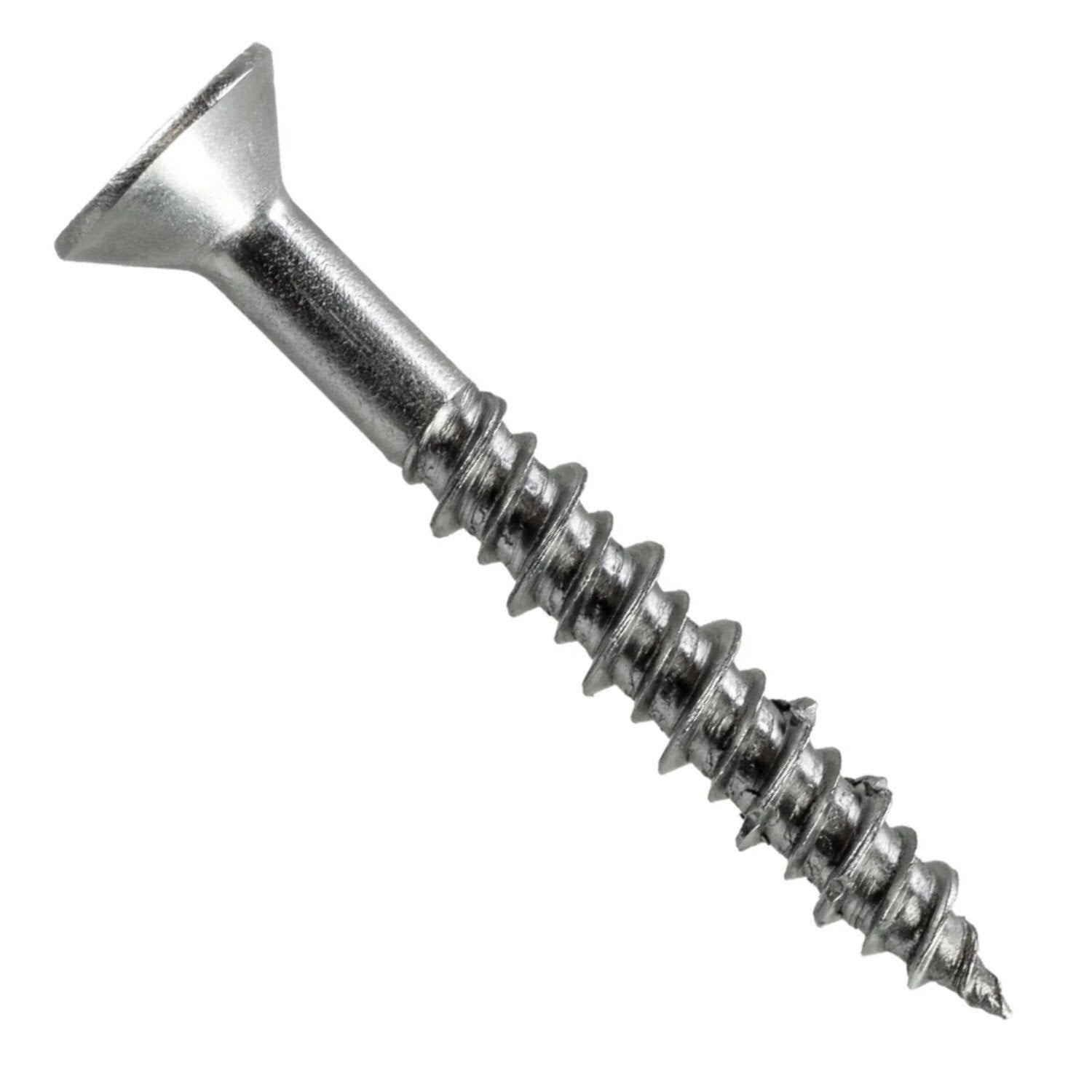 Simpson Strong-Tie T10J150FX-RP12 (#10 x 1-1/2") Flat Head Stainless Steel Marine Screw, #2 Phillips Drive (12 Pack)