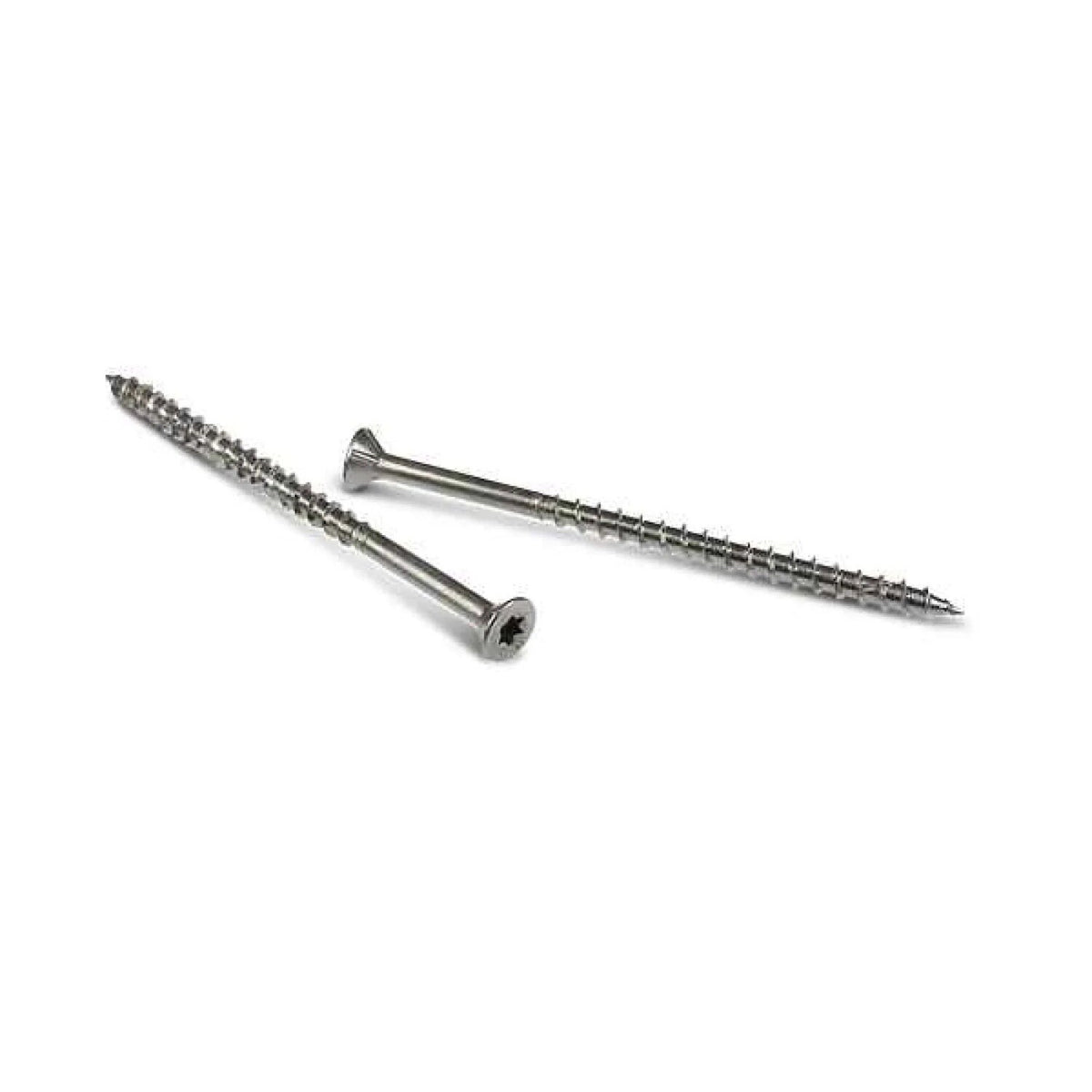 Simpson Strong-Tie T12400WP-RP5 Strong-Drive (#12 x 4") DWP Wood SS Screw, Flat Head, Type 316 (5 Pack) - 2