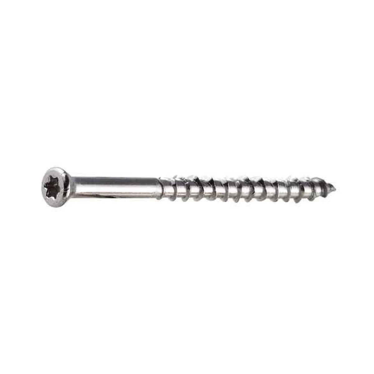 Simpson Strong-Tie T12400WP-RP5 Strong-Drive (#12 x 4") DWP Wood SS Screw, Flat Head, Type 316 (5 Pack) - 3