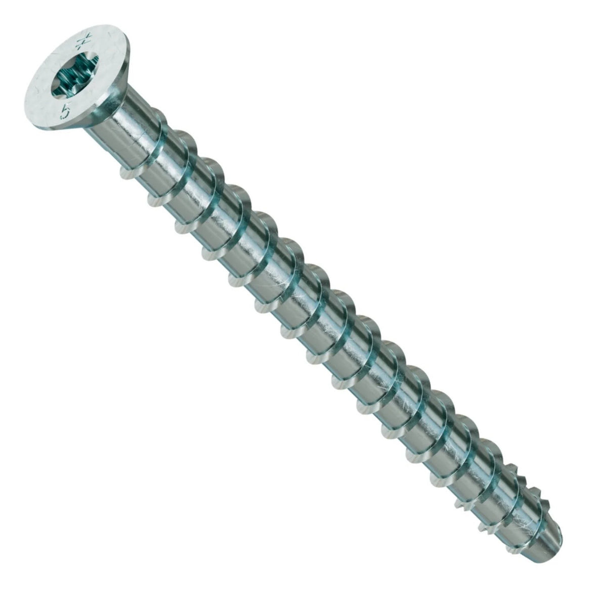 Simpson Strong-Tie THD37500CS Titen HD (3/8" x 5") Zinc-Plated Countersunk Head HD Screw Anchor (50 Pack)
