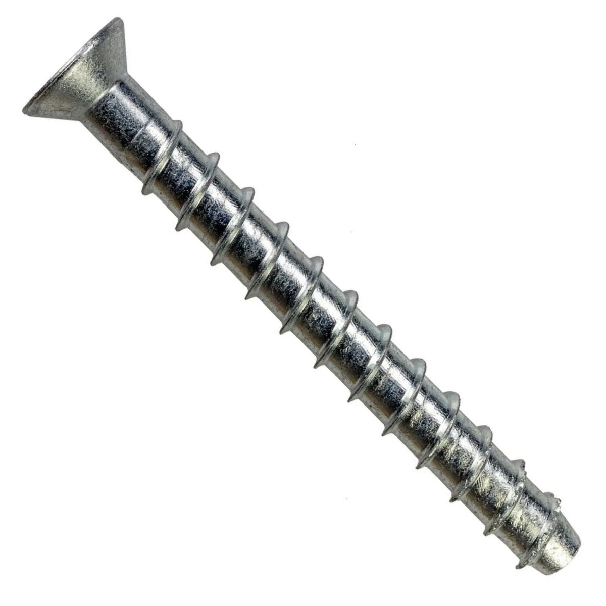 Simpson Strong-Tie THD37500CS Titen HD (3/8" x 5") Zinc-Plated Countersunk Head HD Screw Anchor (50 Pack) - 3