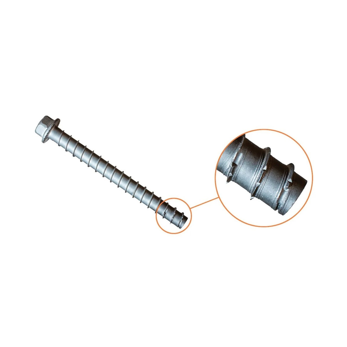 Simpson Strong-Tie THDB62500H Titen HD (5/8" x 5") Heavy-Duty Screw Anchor - Zinc Plated (10 Pack) - 2