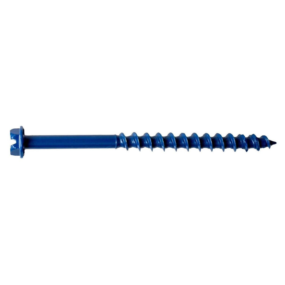 Simpson Strong-Tie TNT18234H Titen Turbo (3/16" x 2-3/4") Hex-Head Concrete and Masonry Screw, Blue (100 Pack)