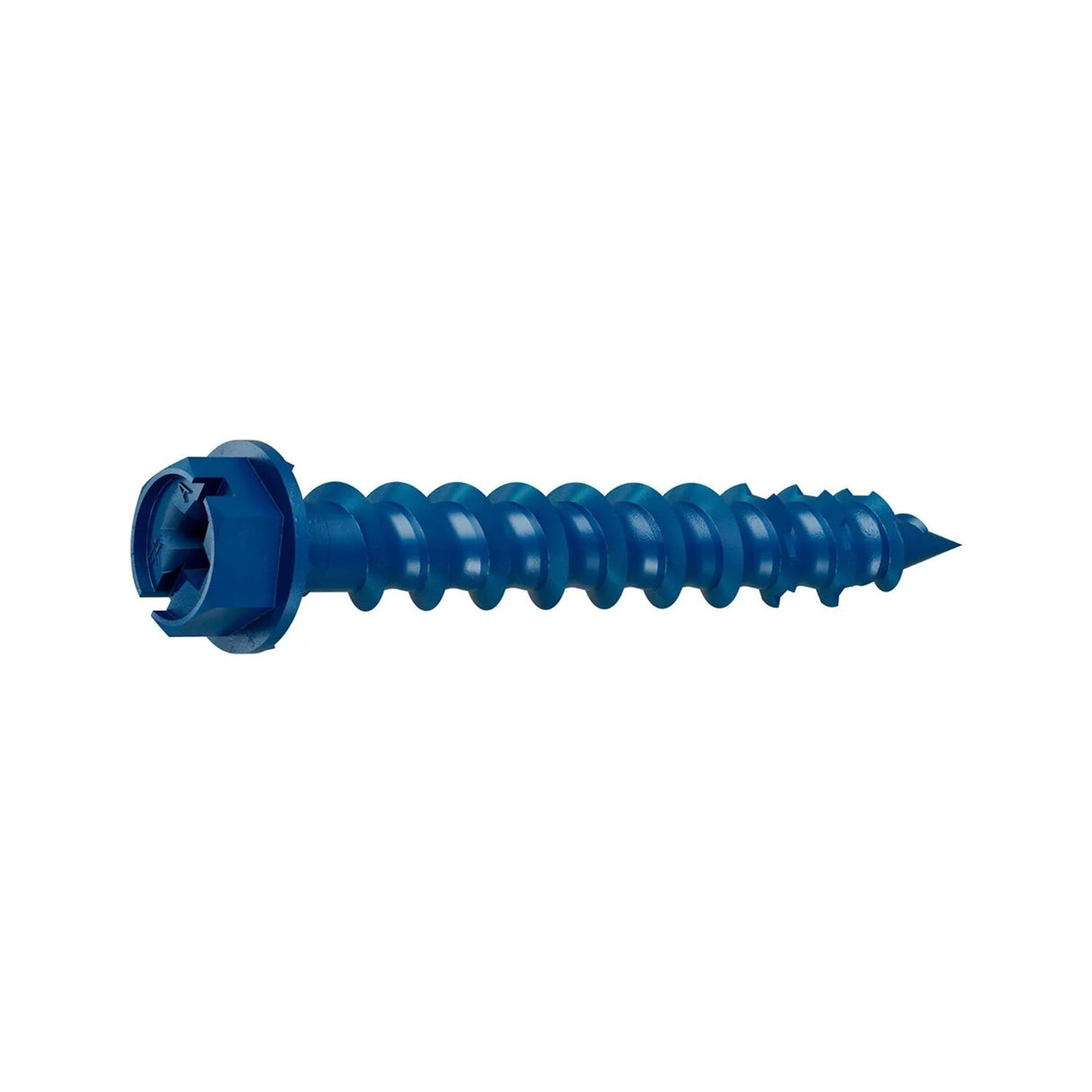 Simpson Strong-Tie TNT25134HC75 Titen Turbo(1/4" x 1-3/4") Hex-Head Concrete and Masonry Screw, Blue (75 Pack)