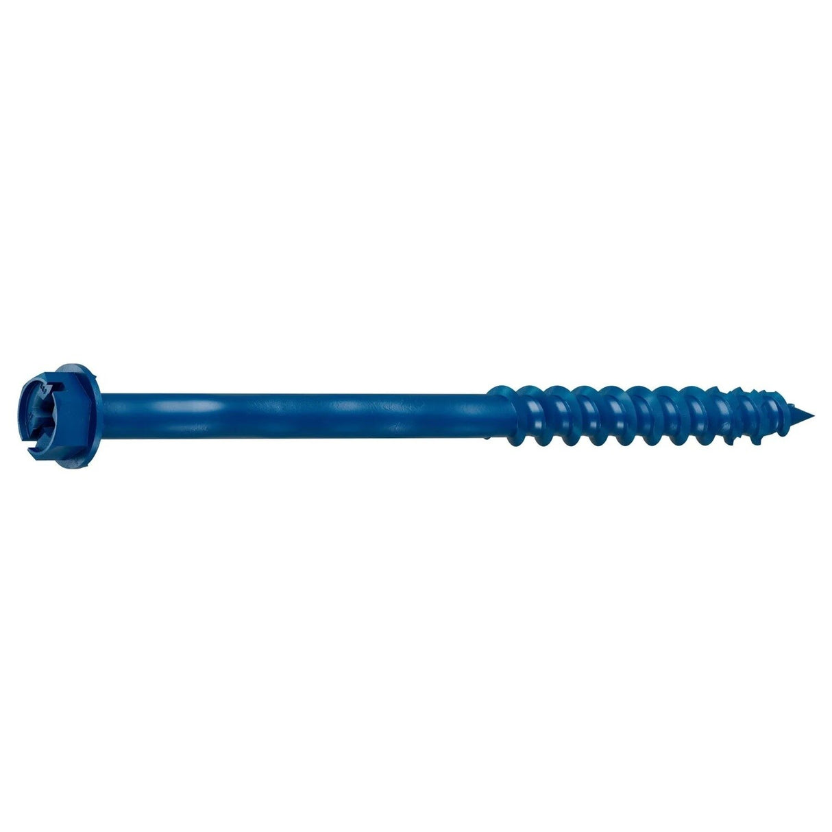 Simpson Strong-Tie TNT25334HC75 Titen Turbo(1/4" x 3-3/4") Hex-Head Concrete and Masonry Screw, Blue (75 Pack)