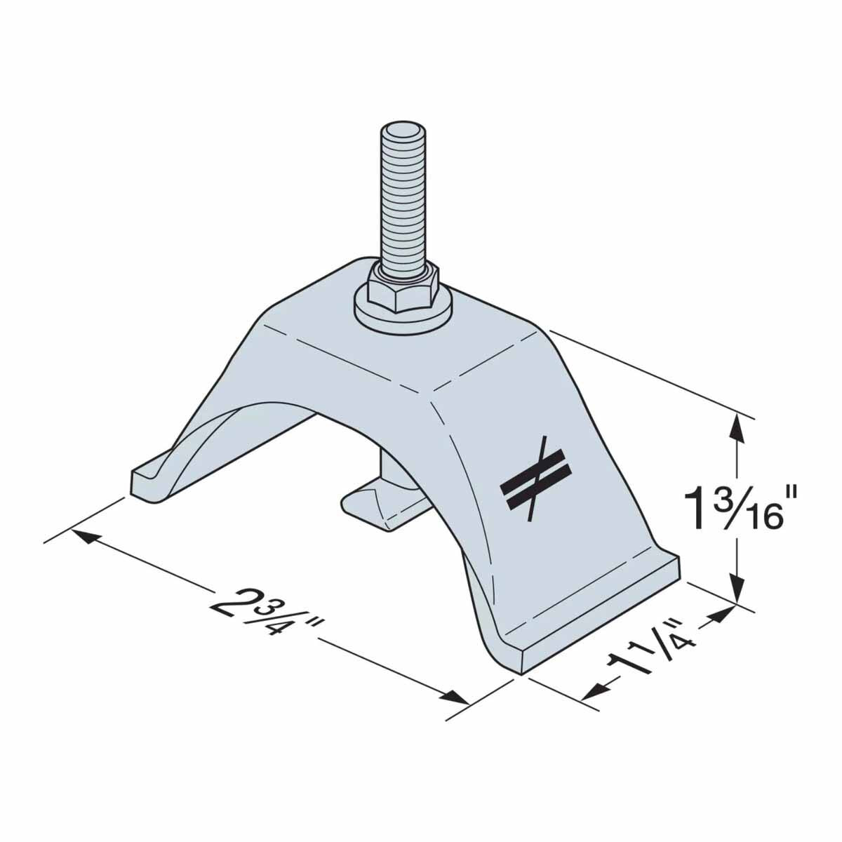 Simpson Strong-Tie WBT-KT30 (10-Gauge) Wall Brace Tensioner for Cold-Formed Steel Strap Bracing (30 Pack) - 2