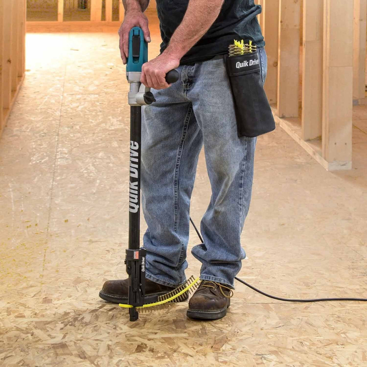 Simpson Strong-Tie WSV3S Strong-Drive (#9 x 3") T25 WSV Collated Subfloor Screw, Yellow-Zinc (1000 Pack) - 3