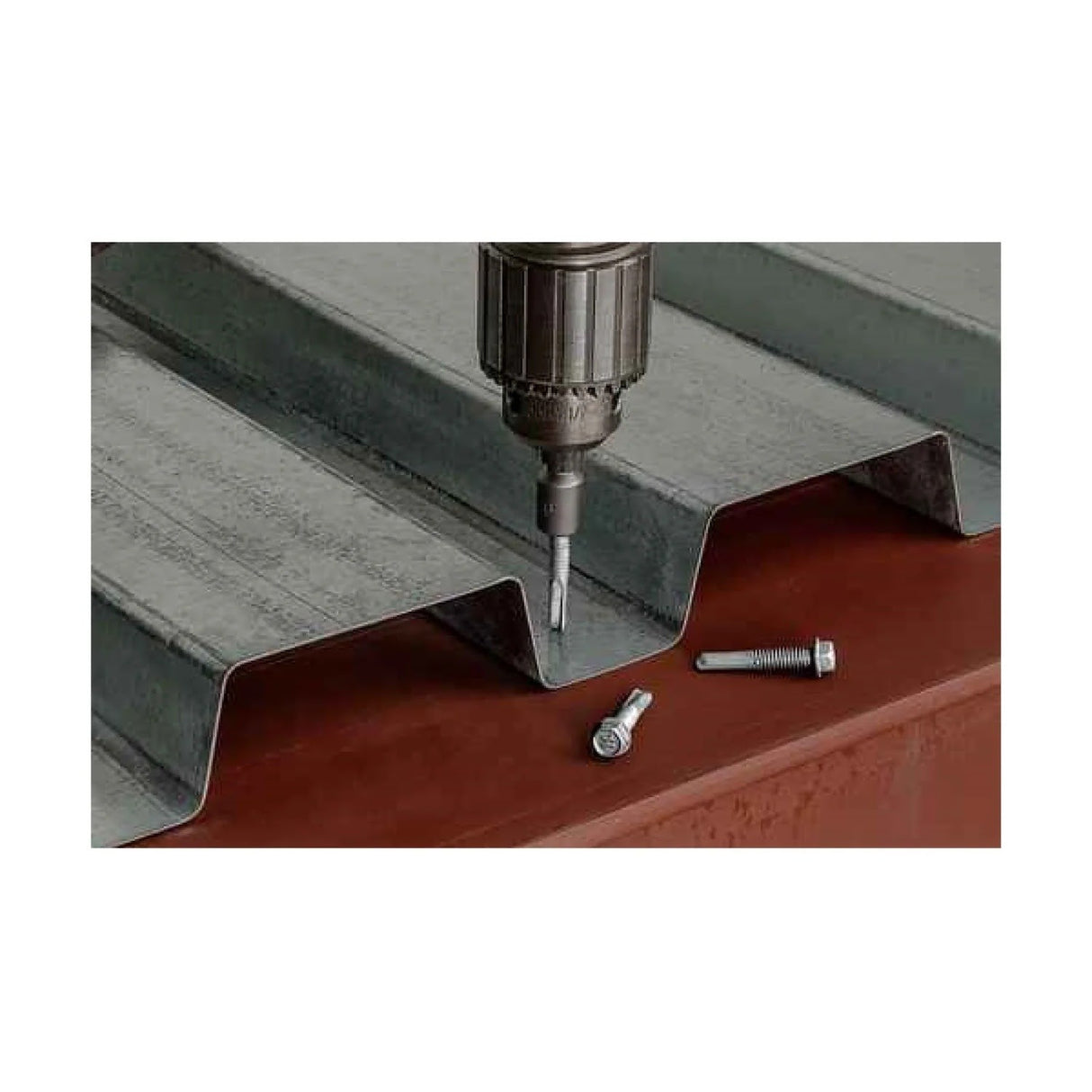 Simpson Strong-Tie XQ1B1016-4K Strong-Drive (#10 x 1") Self-Drilling X Metal Screw with Quik Guard Coating (4000 Pack) - 4