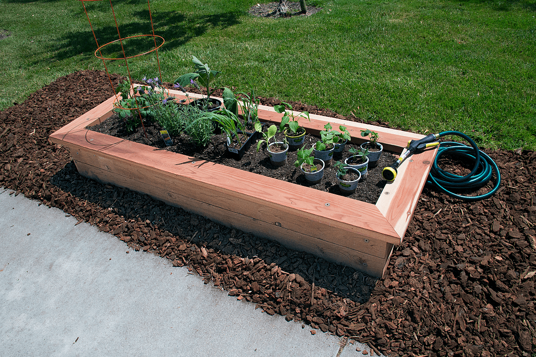 simpson strong tie raised garden bench