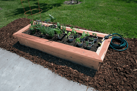 simpson strong tie raised garden bench