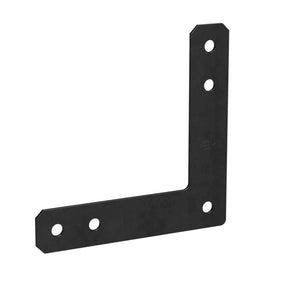 Simpson Strong-Tie 1212HLPC (12" x 12") 7ga HLPC Heavy L-Shaped Black Powder-Coated Strap Tie
