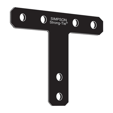 Simpson Strong-Tie 1616HTPC (16" x 16") 7-Gauge Black Powder-Coated Ornamental T Strap - 2