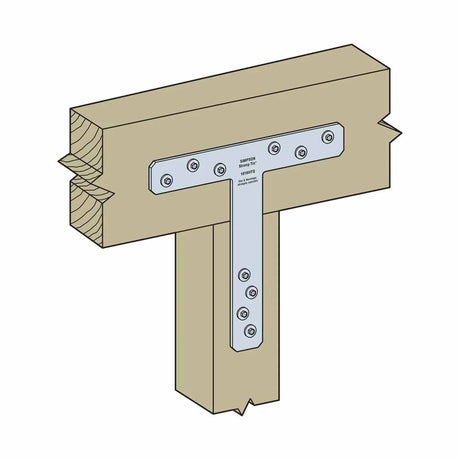 Simpson Strong-Tie 1616HTQ (16" x 16") 7-Gauge Hot-Dip Galvanized Heavy T Strap - 4