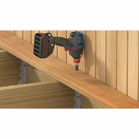 Simpson 175-EB TT Strong-Tie Simpson Hidden Deck Fastener Kit with Screws (175 Pack) for Invisible Deck Board Installation - 5