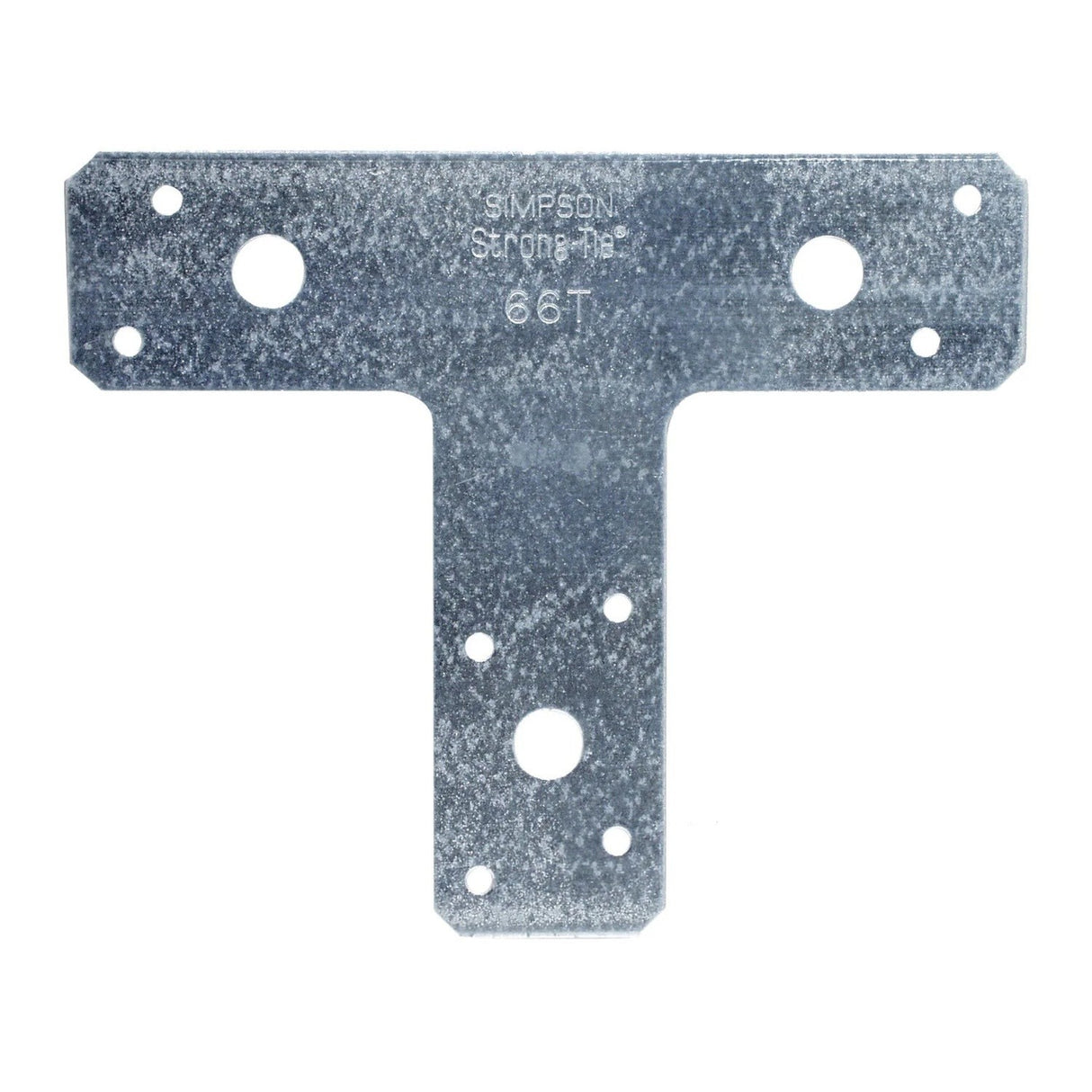 Simpson Strong-Tie 66T (6" x 5") 14-Gauge Galvanized T Strap