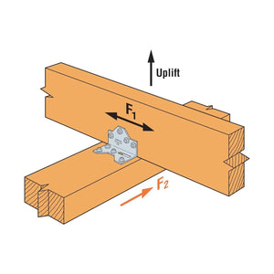 Simpson Strong-Tie A34Z (1-7/16 in. x 2-1/2 in.) Framing Angle ZMAX Galvanized Finish - 4