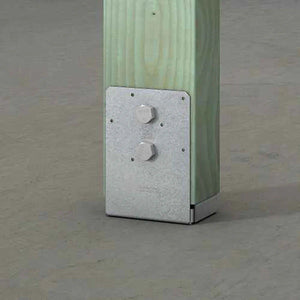 Simpson Strong-Tie ABU46Z (4" x 6") ABU Adjustable Post Base with Uplift - ZMAX Finish - 3