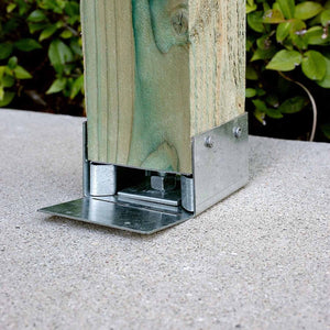 Simpson Strong-Tie ABW44RZ (4" x 4") ABU Adjustable Post Base for Rough Lumber with ZMAX Coating - 2