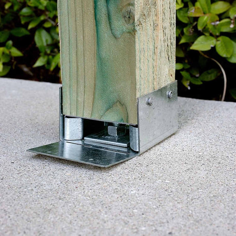 Simpson Strong-Tie ABW44RZ (4" x 4") ABU Adjustable Post Base for Rough Lumber with ZMAX Coating - 2