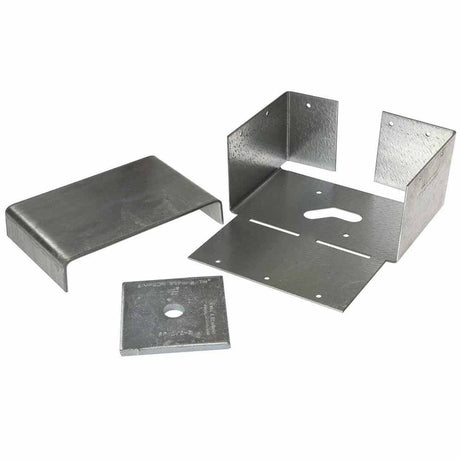 Simpson Strong-Tie ABW46RZ (Rough 4" x 6") Adjustable Post Base for Rough Lumber with ZMAX Finish - 2