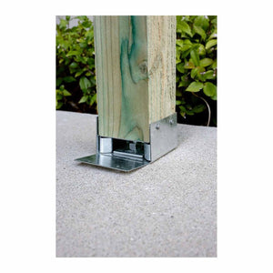Simpson Strong-Tie ABW46RZ (Rough 4" x 6") Adjustable Post Base for Rough Lumber with ZMAX Finish - 4