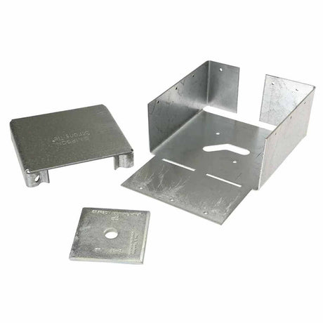 Simpson Strong-Tie ABW66RZ (6" x 6") Adjustable Standoff Post Base for Rough Lumber with ZMAX Coating - 2