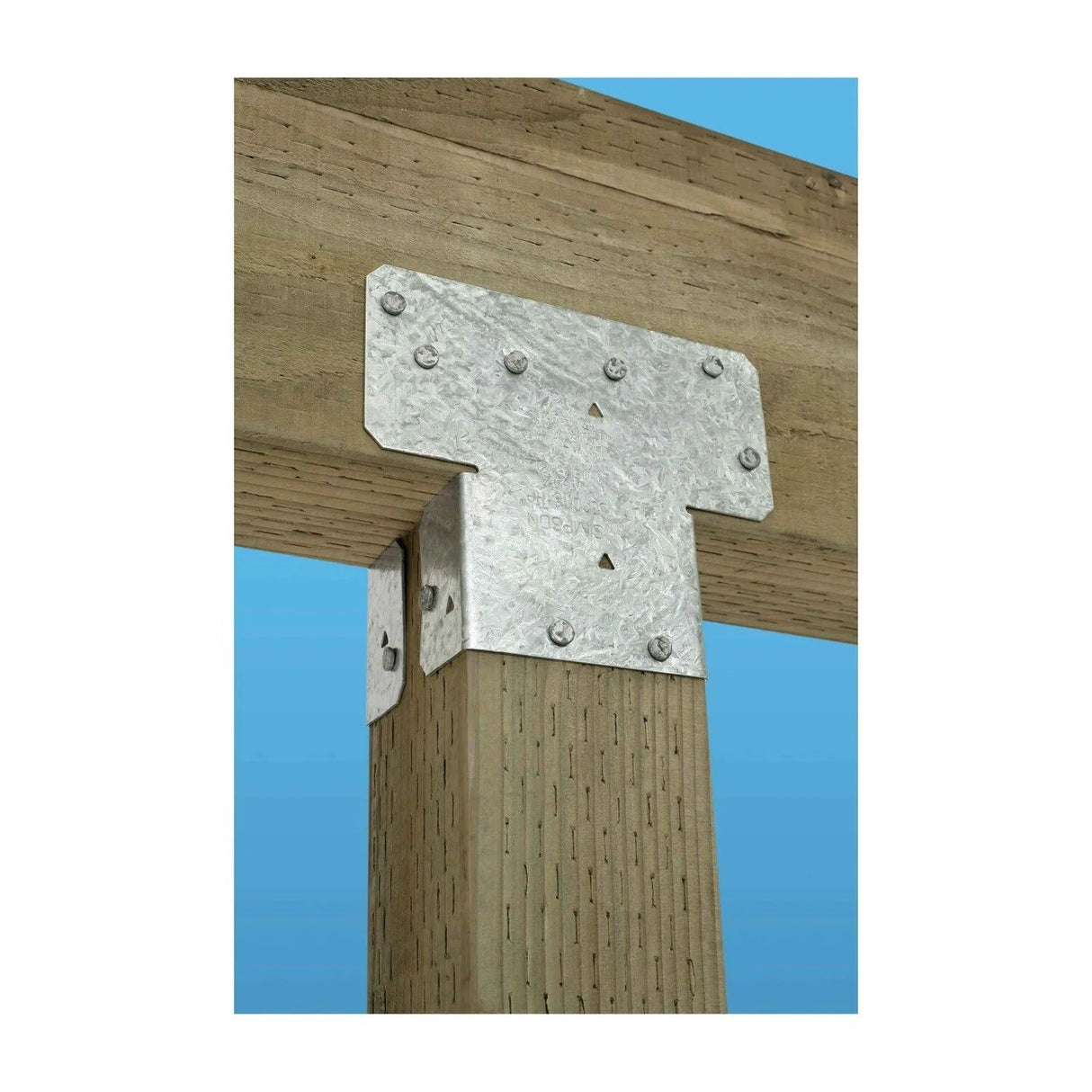 Simpson Strong-Tie AC4RZ (4" x 7") 18ga AC ZMAX Adjustable Post Cap - 3