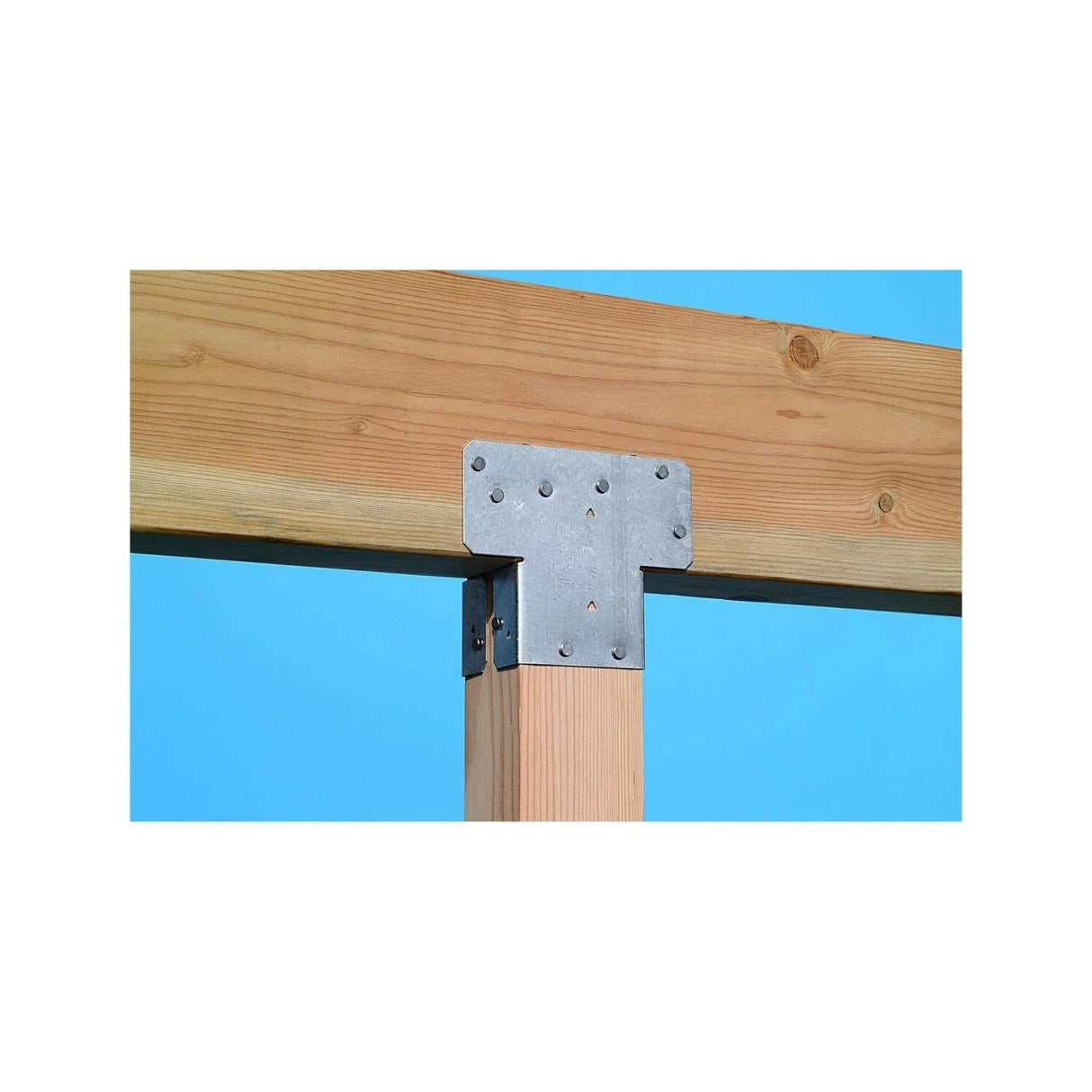 Simpson Strong-Tie AC4 (3-9/16" x 6-1/2") 18ga AC Galvanized Adjustable Post Cap - 3