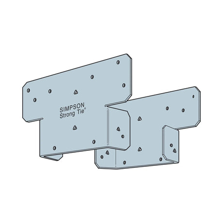 Simpson Strong-Tie AC6Z (5-1/2" x 8-1/2") 18ga AC ZMAX Adjustable Post Cap - 3