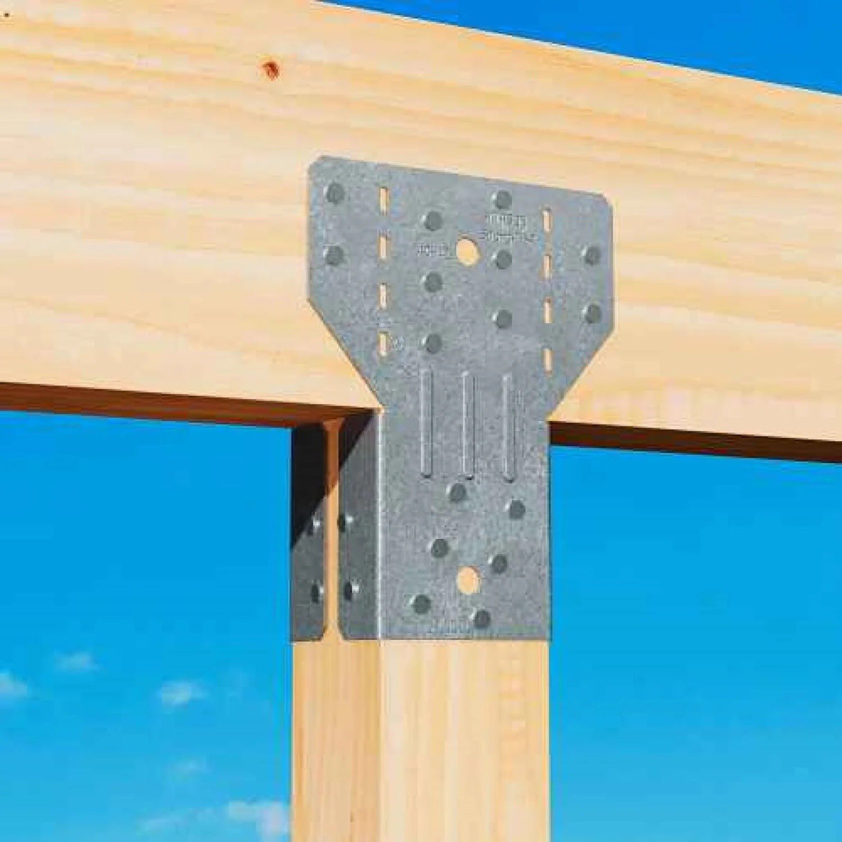 Simpson Strong-Tie ACH4Z (3-9/16" x 6-1/2") 18Ga Adjustable Post Cap - ZMAX Finish - 5