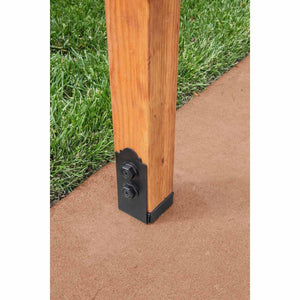 Simpson Strong-Tie APB44 (4" x 4") APB Outdoor Accents Adjustable Post Base - Black Powder Coated - 3