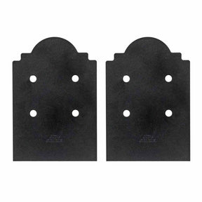 Simpson Strong-Tie APB88DSP (8" x 8") Outdoor Accents Mission Collection ZMAX Black Post Base Side Plate (2 Pack)