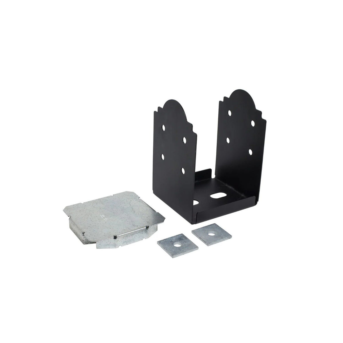 Simpson Strong-Tie APB88R (8" x 8" Rough) APB Outdoor Accents Adjustable Post Base - Black Powder Coated - 2