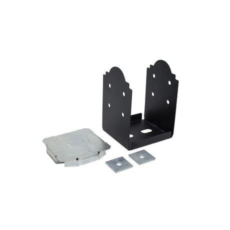 Simpson Strong-Tie APB88R (8" x 8" Rough) APB Outdoor Accents Adjustable Post Base - Black Powder Coated - 2