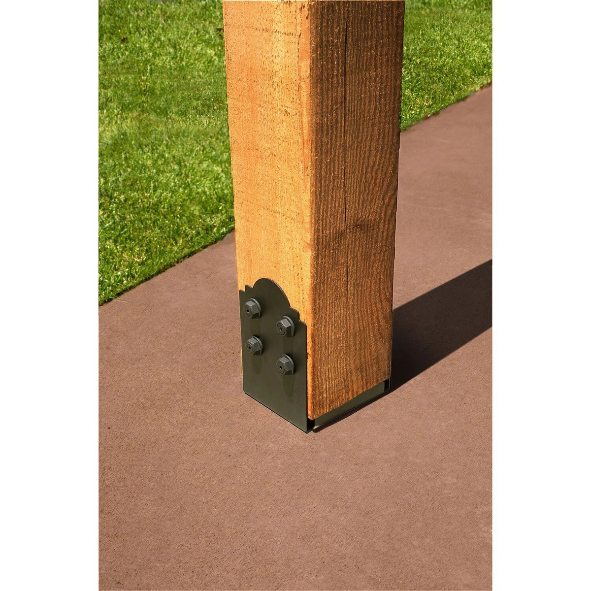 Simpson Strong-Tie APB88R (8" x 8" Rough) APB Outdoor Accents Adjustable Post Base - Black Powder Coated - 3
