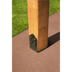 Simpson Strong-Tie APB88R (8" x 8" Rough) APB Outdoor Accents Adjustable Post Base - Black Powder Coated - 3