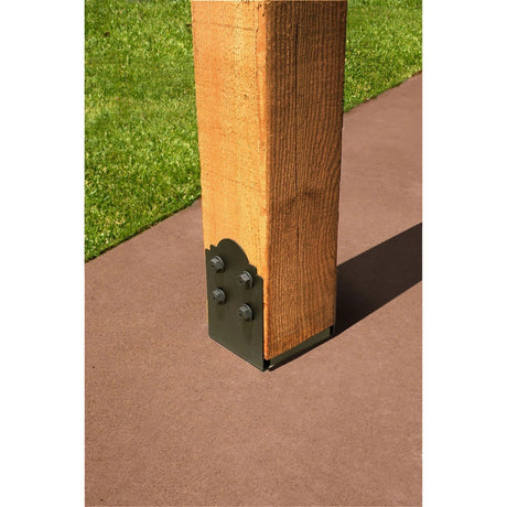 Simpson Strong-Tie APB88R (8" x 8" Rough) APB Outdoor Accents Adjustable Post Base - Black Powder Coated - 3