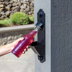 Simpson Strong-Tie APBO-KT (7-1/2") Outdoor Accents Decorative Bottle Opener Kit with Black Powder Coat Finish - 4