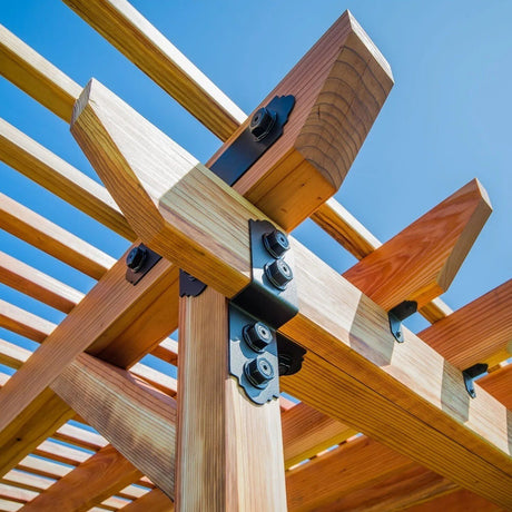 Simpson APDJT1.75-4 Strong-Tie Outdoor Accents Mission Collection Deck Joist Tie for 1-3/4" Wood - 3